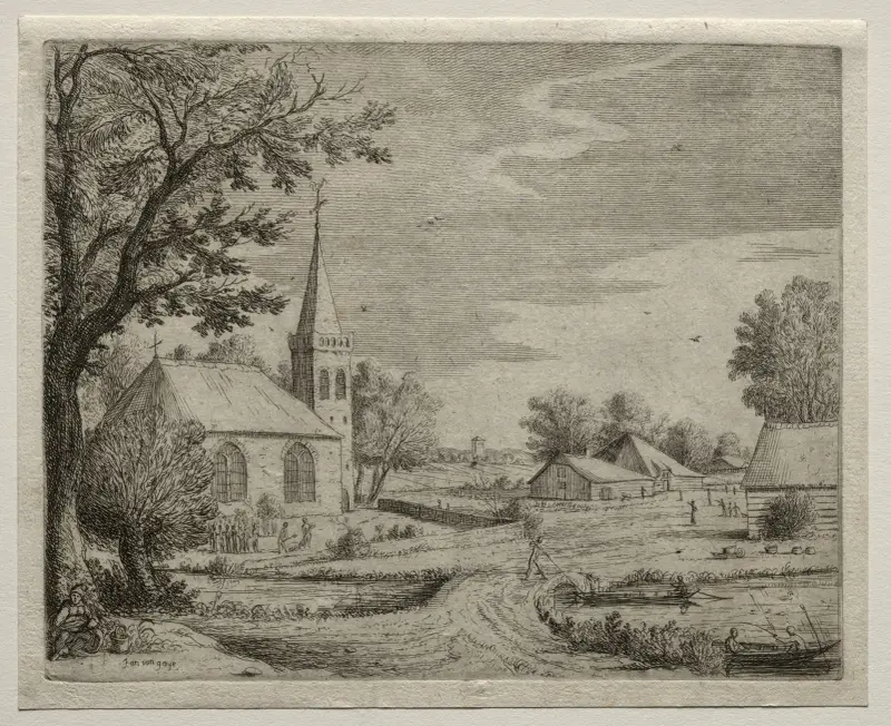 Byttekyrka av Jan van Goyen