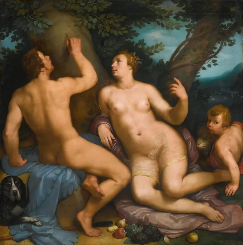 Paris a Oinone, Cornelis Cornelisz Van Haarlem