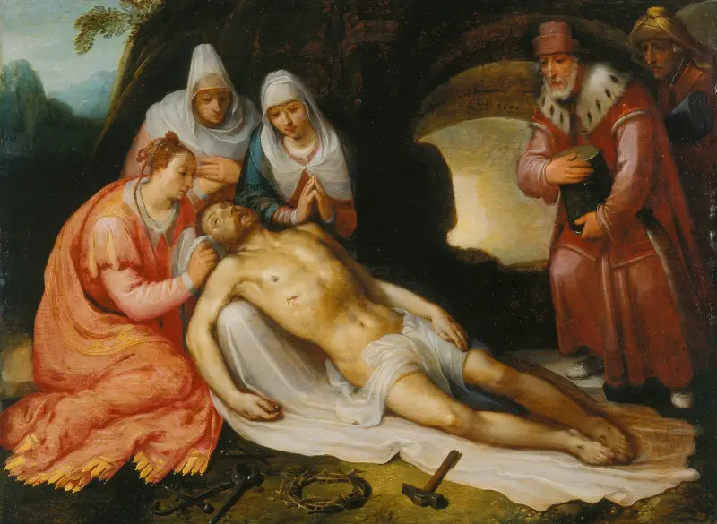 Oplakávání, Cornelis Cornelisz Van Haarlem
