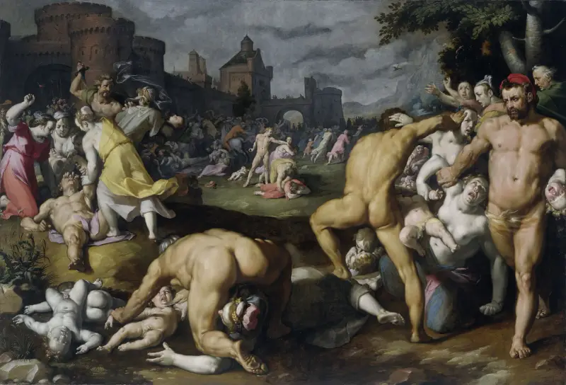 The Massacre of the Innocents av Cornelis Cornelisz Van Haarlem