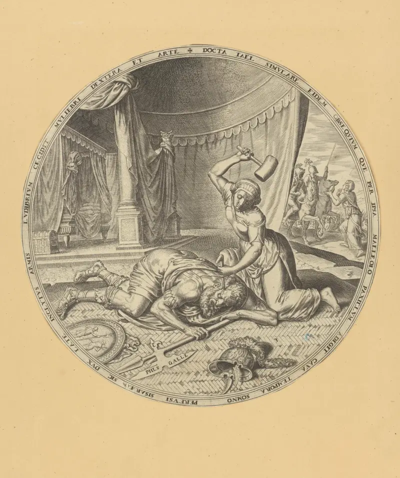 Jael zabijająca Siserę, Maarten Van Heemskerck
