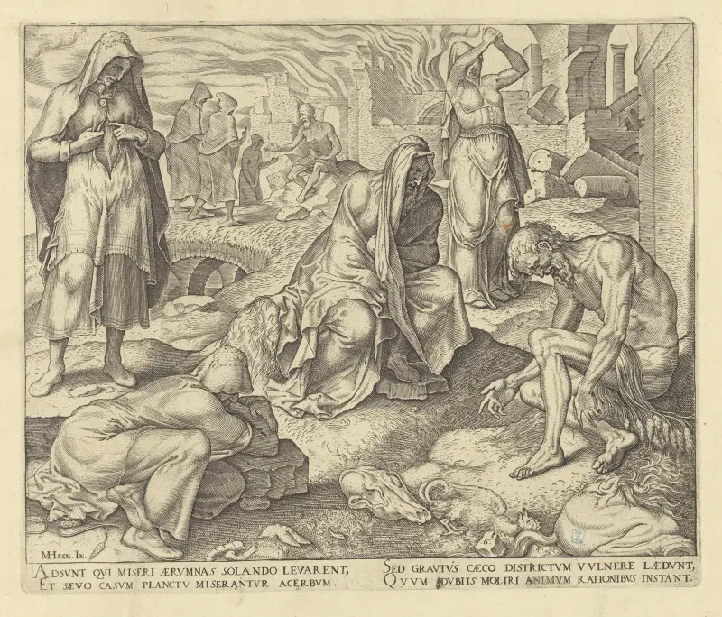 Job på dynghögen av Maarten Van Heemskerck