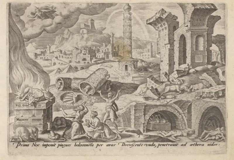 Noahs Opfer von Maarten Van Heemskerck