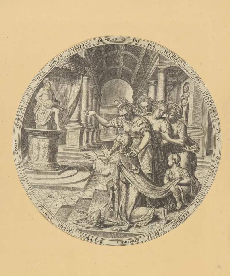 Šalamounovo modloslužebnictví, Maarten Van Heemskerck