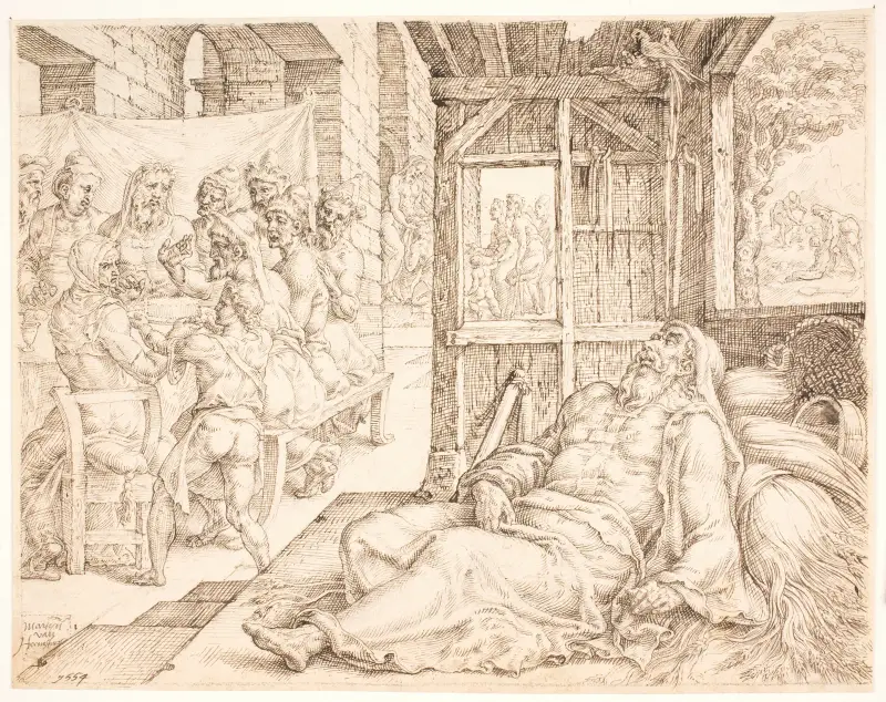 Tobitovo oslepnutí, Maarten Van Heemskerck