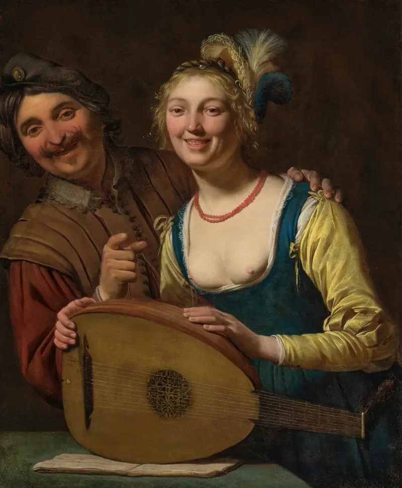 Allegori över lusten av Gerard van Honthorst