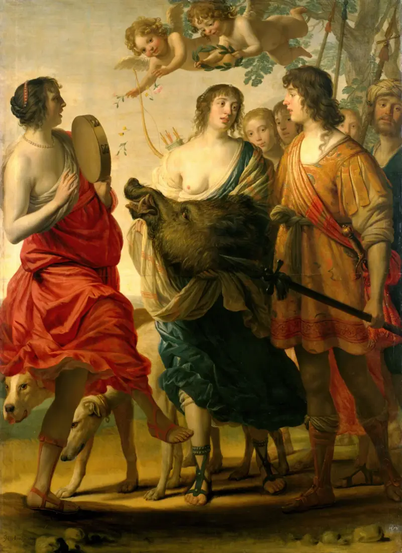 Meleager i Atalanta, Gerard van Honthorst