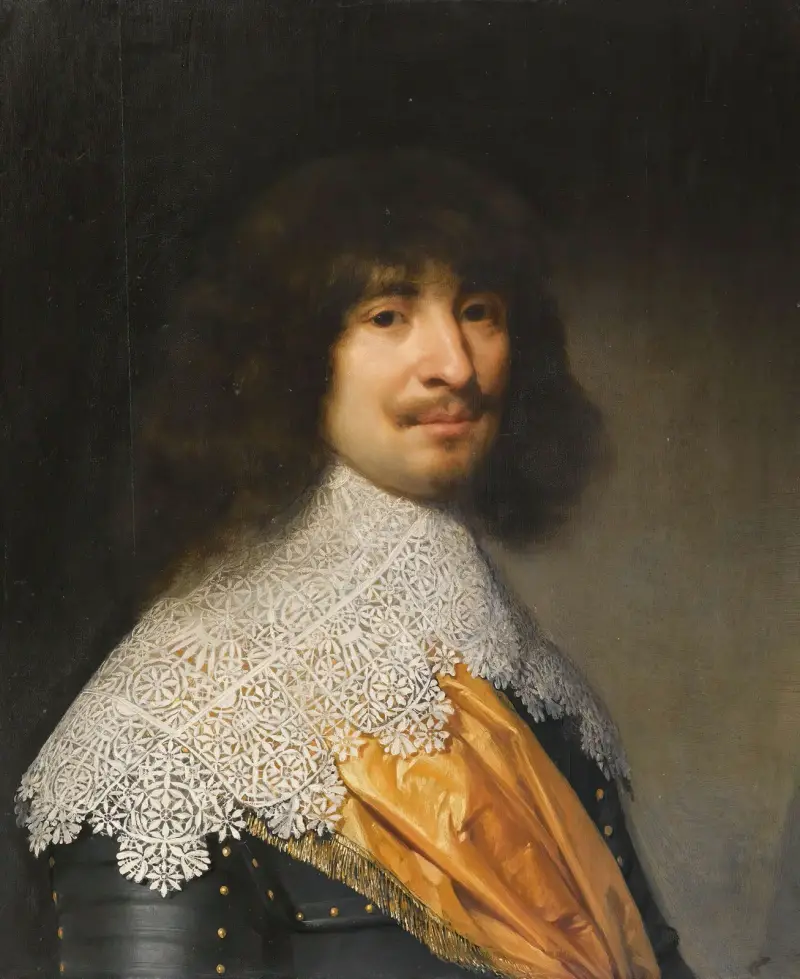 Porträtt av en gentleman, förmodligen Sir Thomas Aston av Gerard van Honthorst