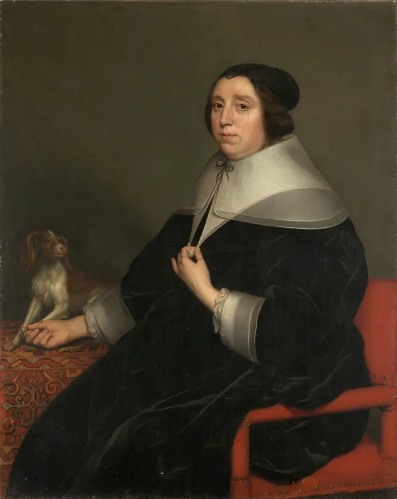 Portrait of a Woman av Gerard van Honthorst