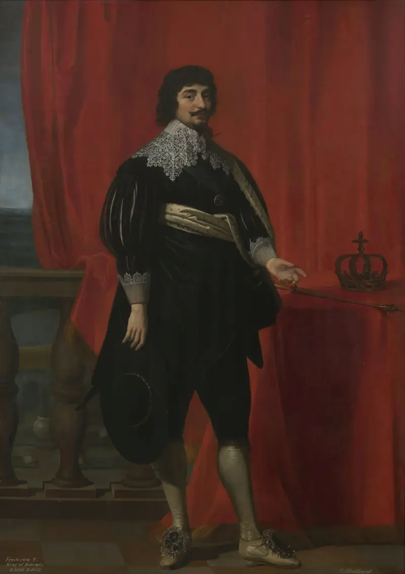 Portrait of Frederick V, King of Bohemia (1596-1632) av Gerard van Honthorst