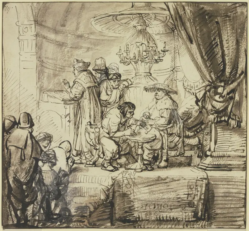 Circumcision of Christ av Samuel van Hoogstraten