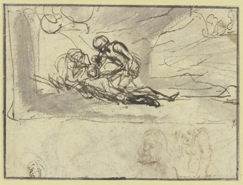 Lamentation of Abel’s death av Samuel van Hoogstraten
