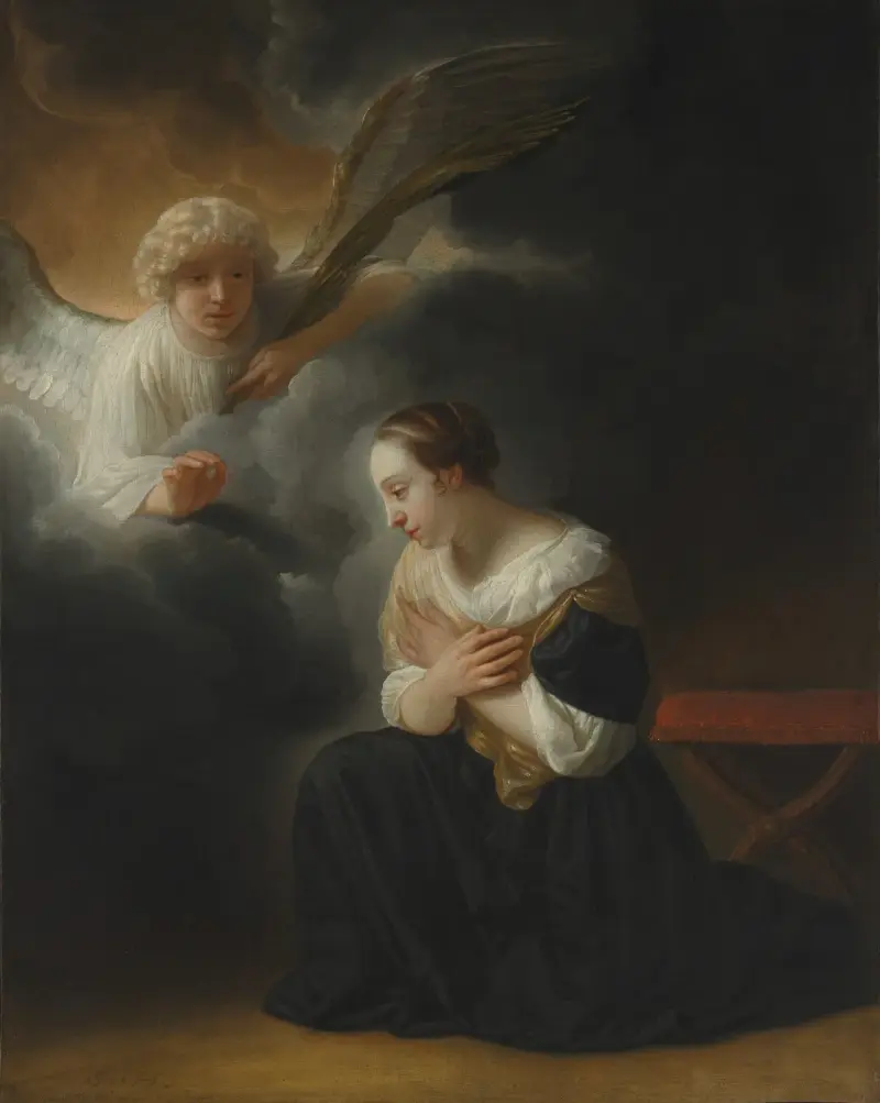 The Annunciation of the Death of the Virgin av Samuel van Hoogstraten