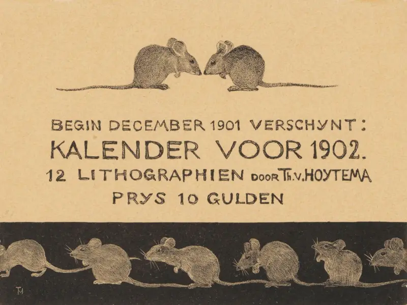 Oznámení kalendáře 1902, Theo van Hoytema