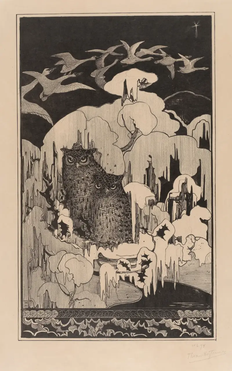 Štědrý večer (Kerstnacht), Theo van Hoytema