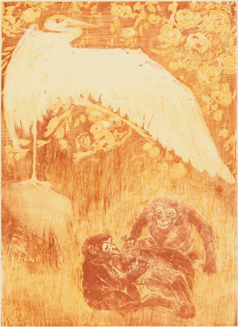 Volavka se třemi opicemi, 1905 – č. 2, Theo van Hoytema