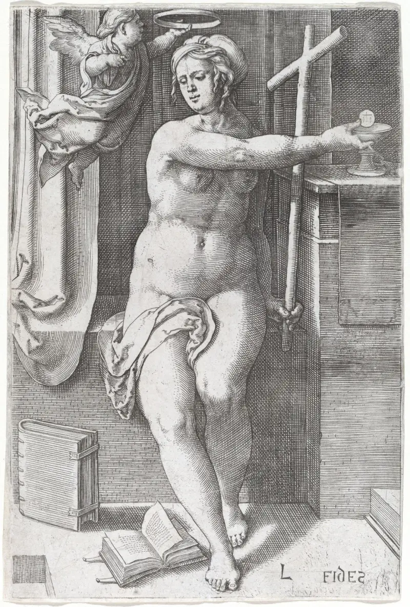 Víra (Fides), Lucas Van Leyden