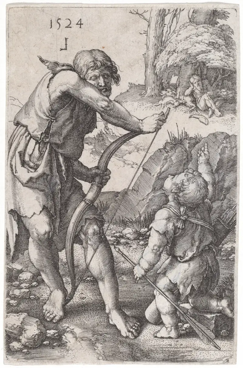 Lámech a Kain, Lucas Van Leyden