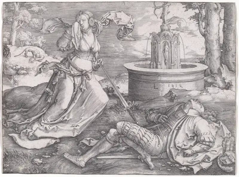 Pyramus und Thisbe von Lucas Van Leyden