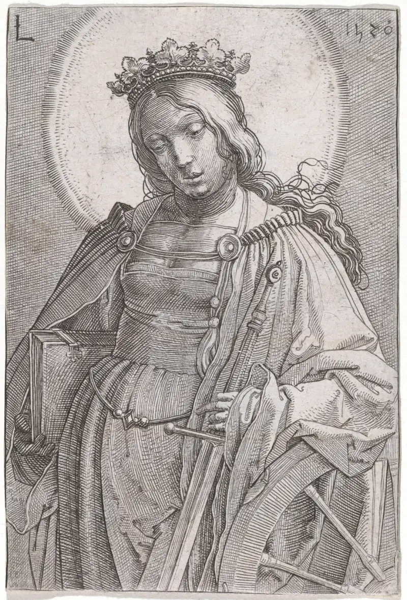 Święta Katarzyna, Lucas Van Leyden