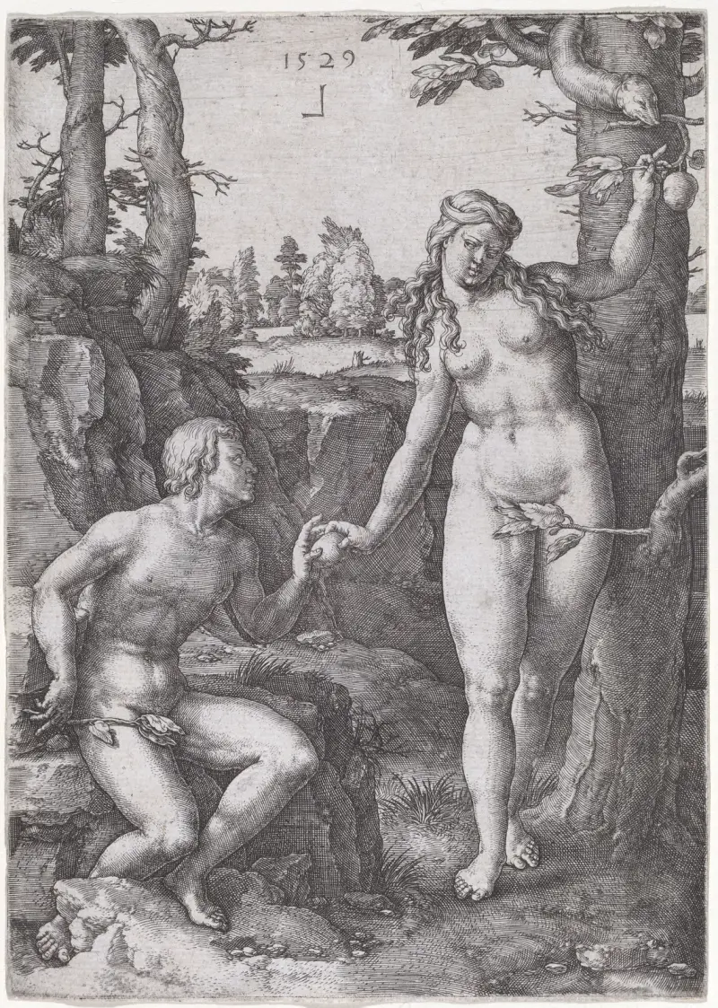 The Fall of Man, 1529 – nr 1 av Lucas Van Leyden