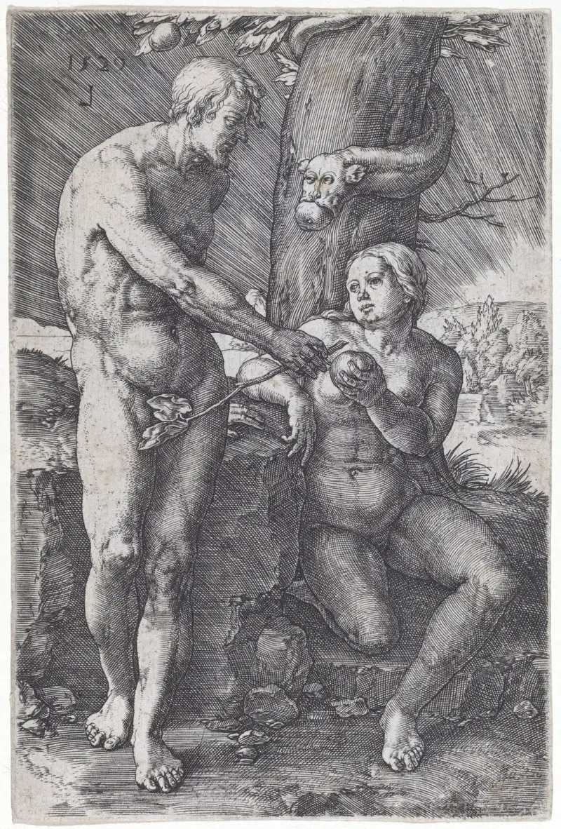 The Fall of Man, 1529 – nr 2 av Lucas Van Leyden
