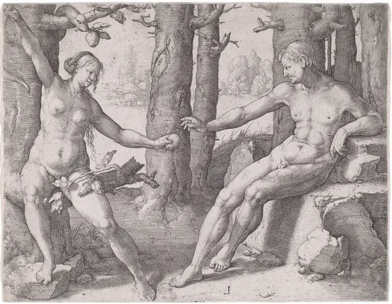 Der Sündenfall, 1530 von Lucas Van Leyden