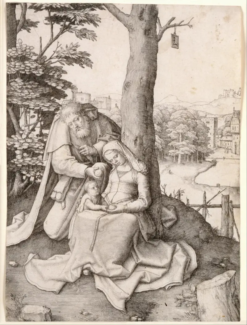 Svatá rodina, Lucas Van Leyden
