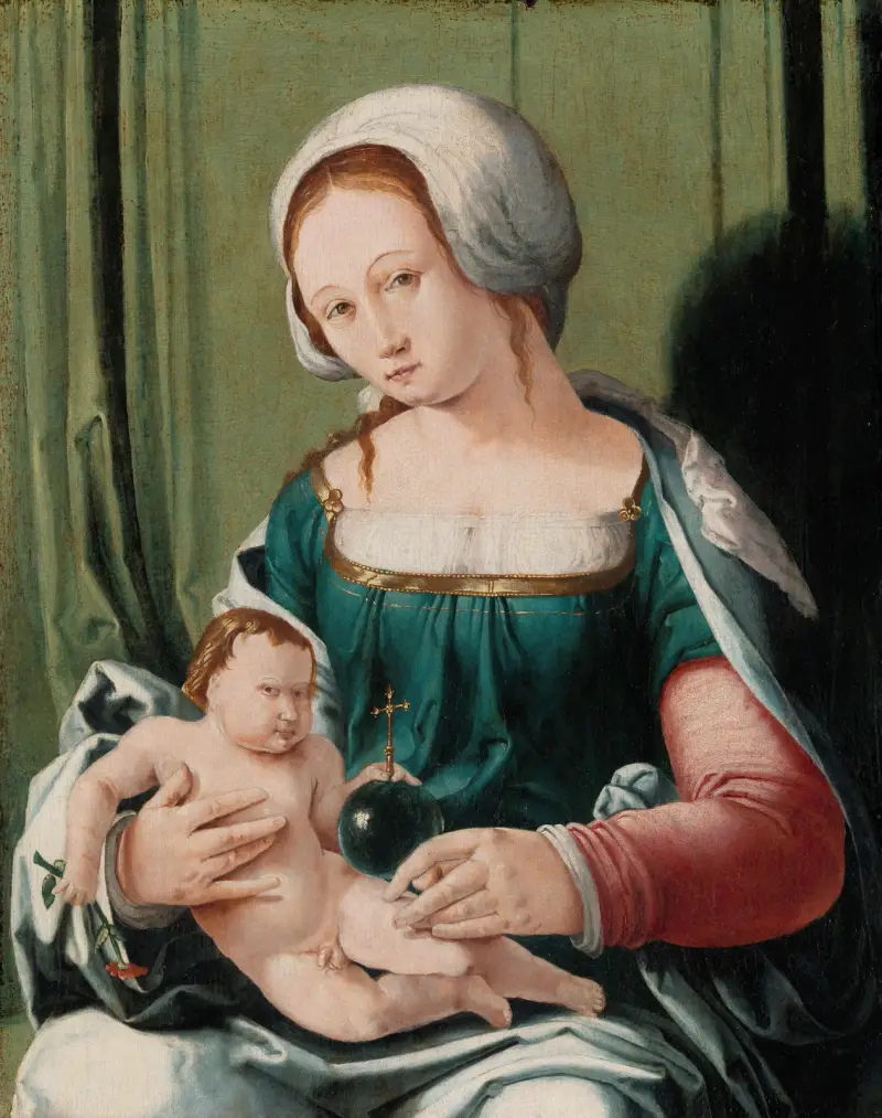 Madona s dítětem, Lucas Van Leyden