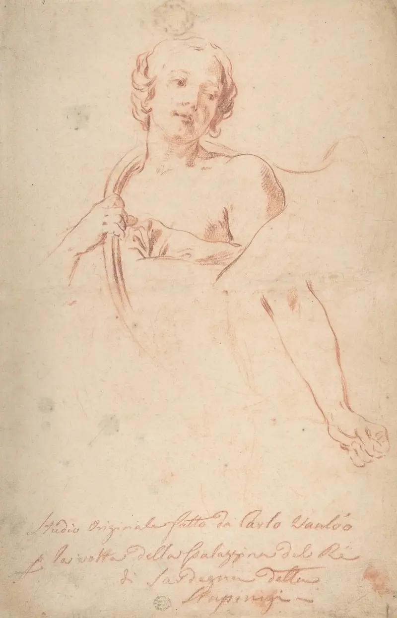 Lovkyně s rohem, Charles-André van Loo
