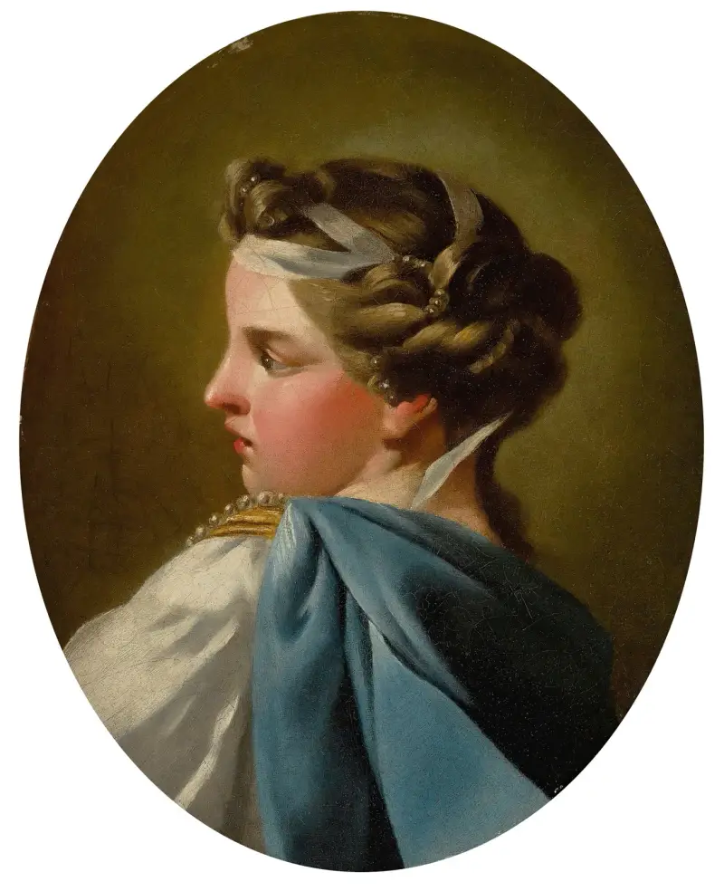 Porträt einer Dame von Charles-André van Loo