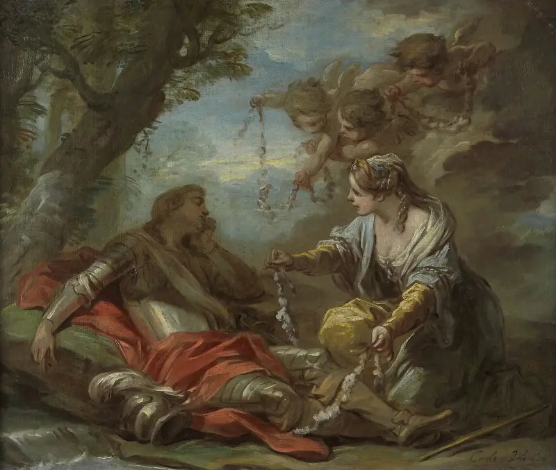 Rinaldo und Armida von Charles-André van Loo