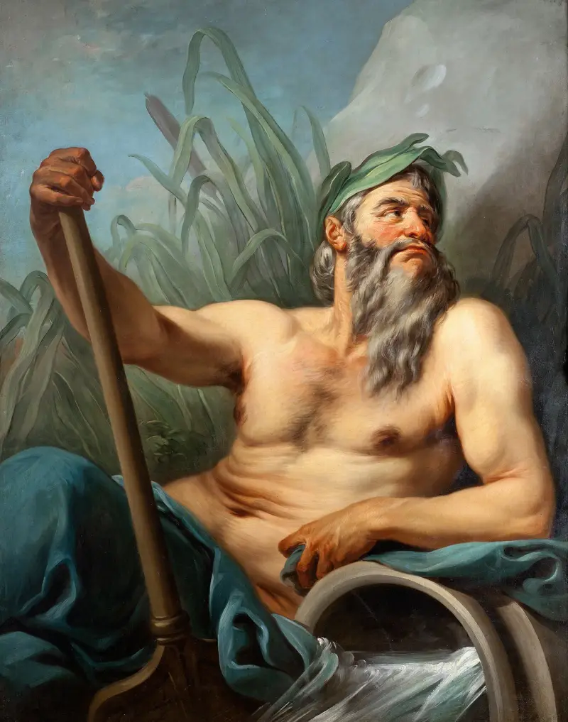 Flussgott von Charles-André van Loo