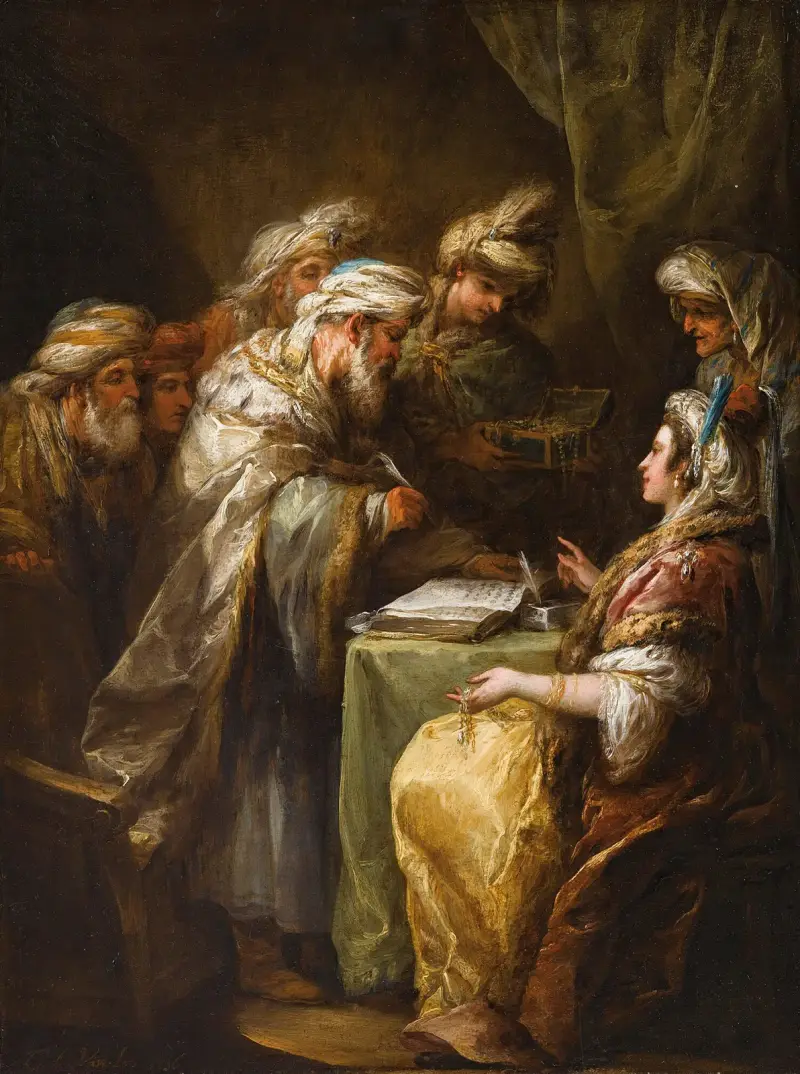 Svatba (manželská smlouva), Charles-André van Loo