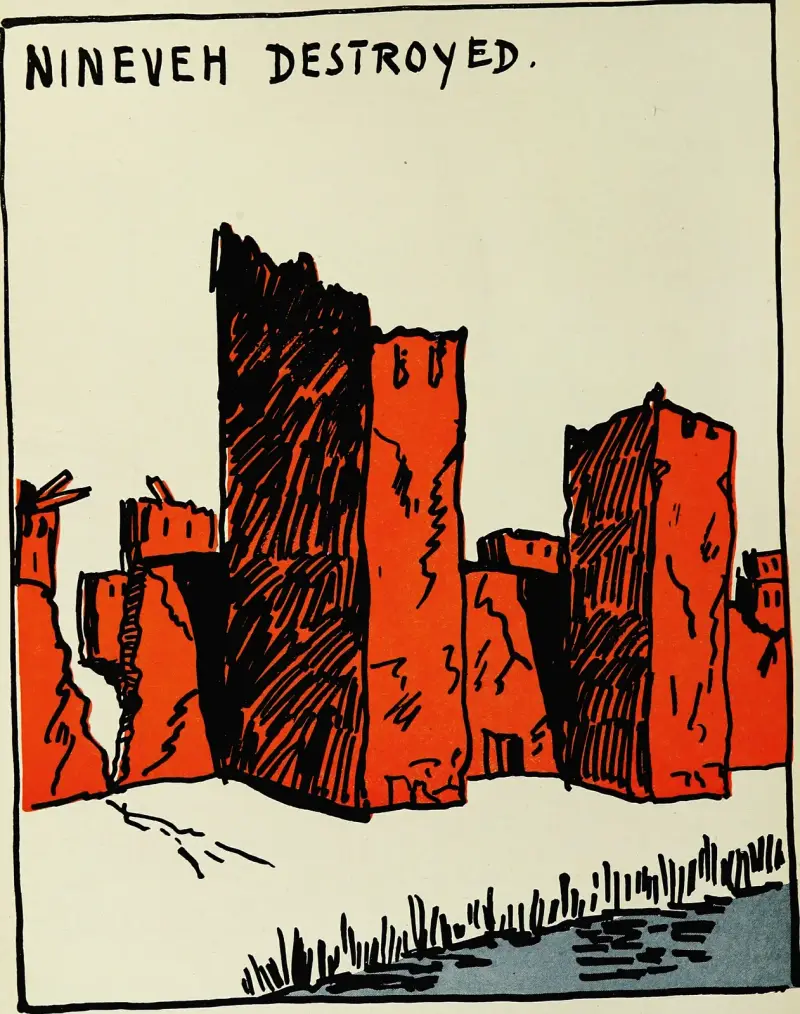 Zničení Ninive, Hendrik Willem Van Loon