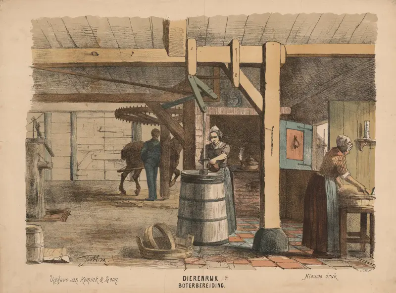 Boterbereiding av Hendrik Jan van Lummel