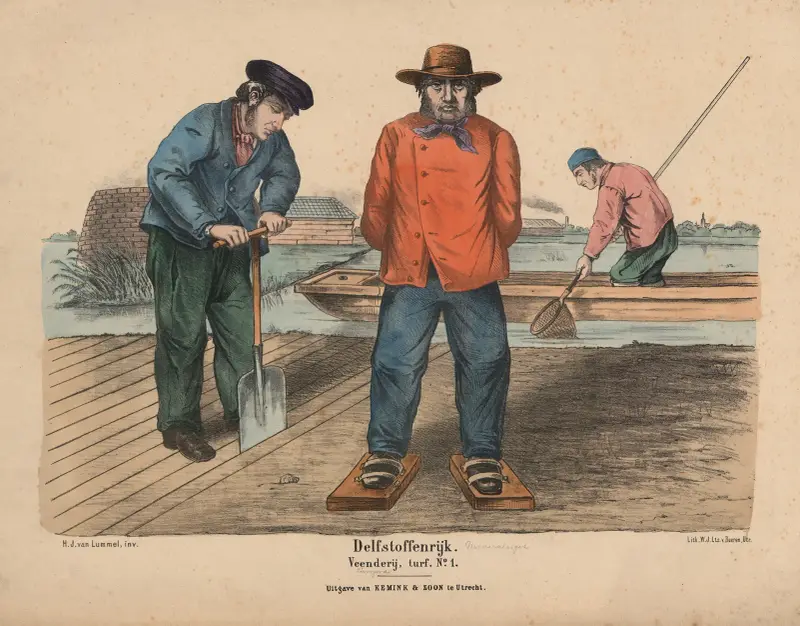 Delstoffenrijk No. 1. Veenderij turf av Hendrik Jan van Lummel