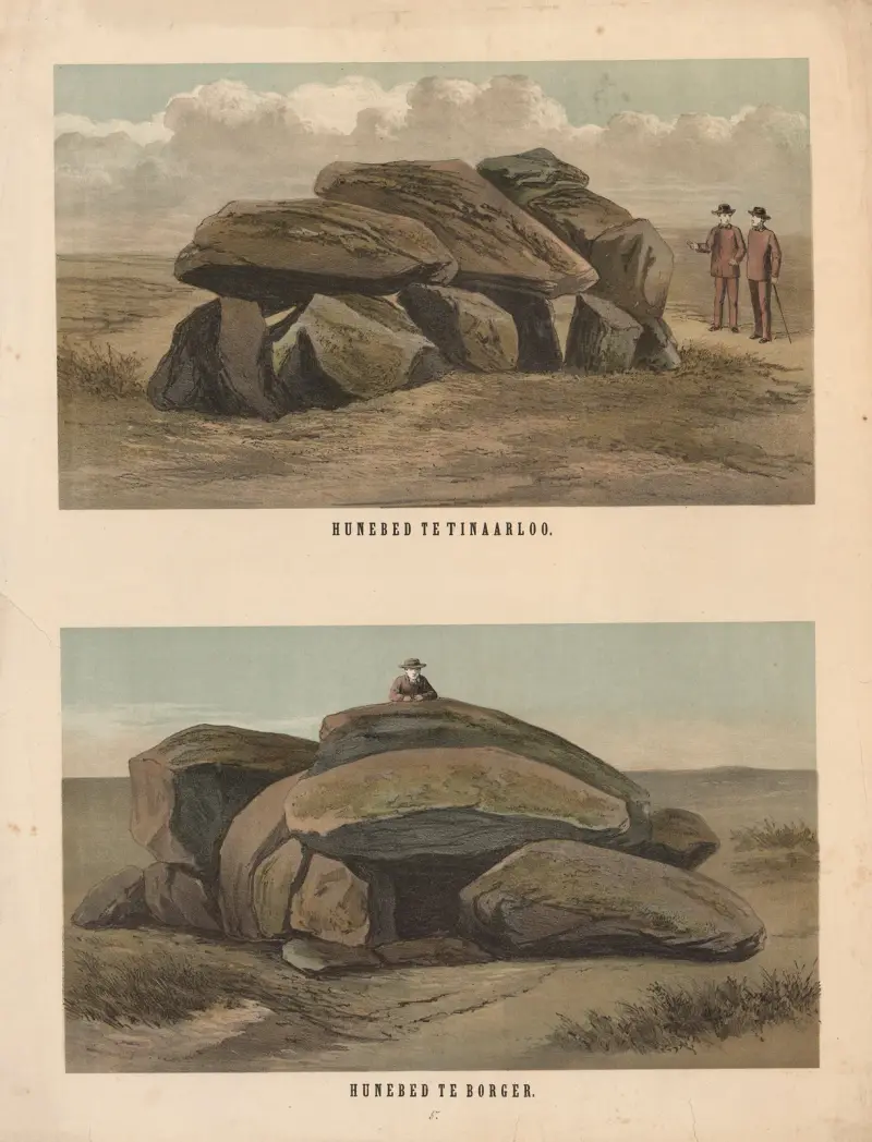 Hunebed te Tinaarloo, Hunebed te Borger av Hendrik Jan van Lummel