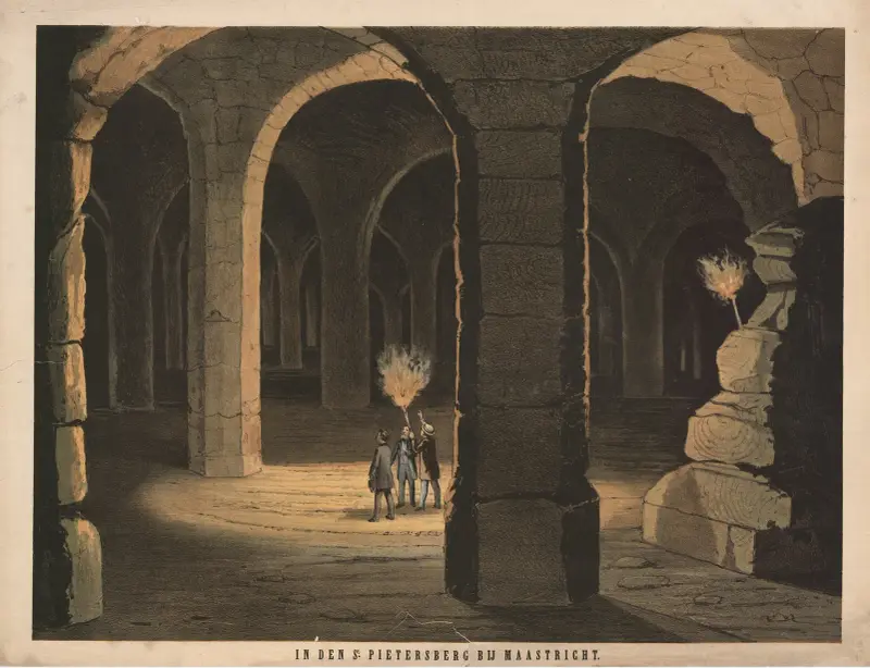 In den St. Pietersberg bij Masstricht av Hendrik Jan van Lummel