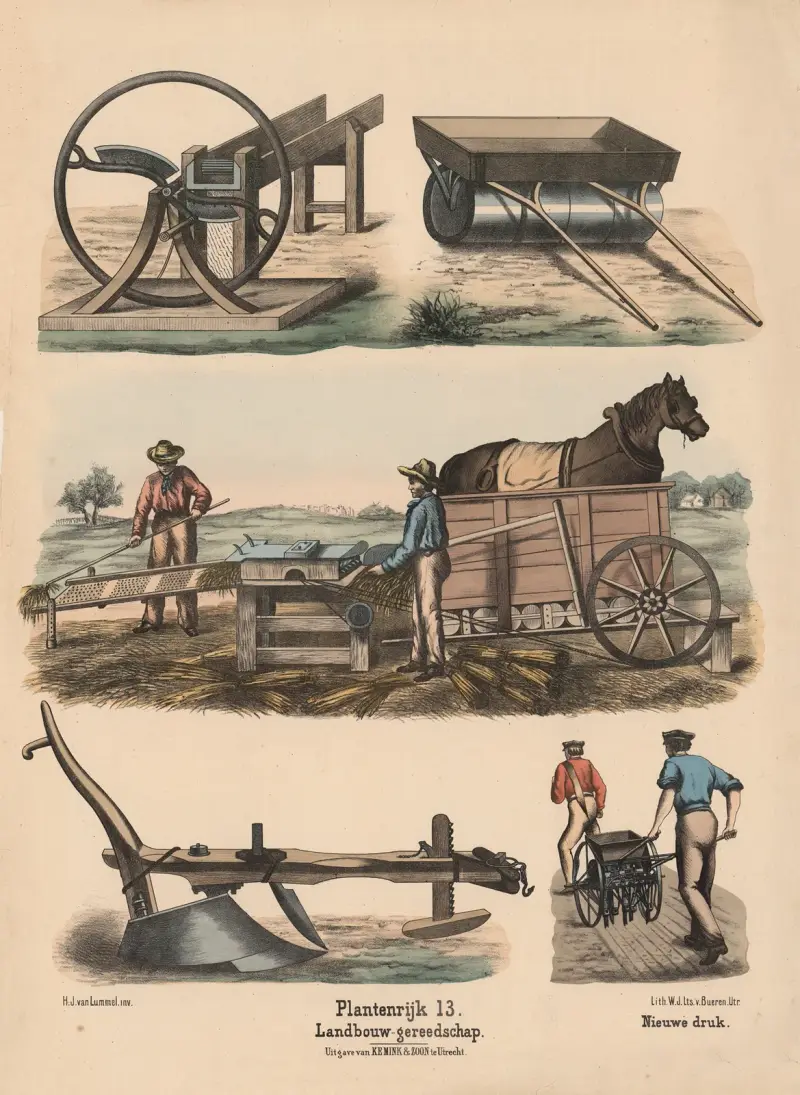 Jordbruksredskap av Hendrik Jan van Lummel