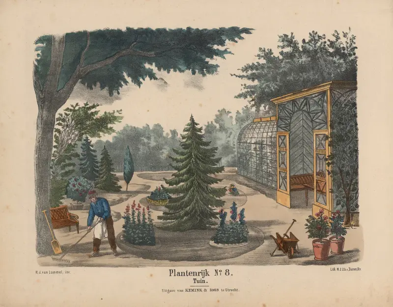Trädgård av Hendrik Jan van Lummel