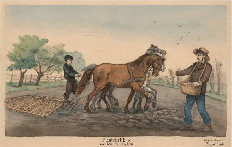 Sådd och harvning av Hendrik Jan van Lummel
