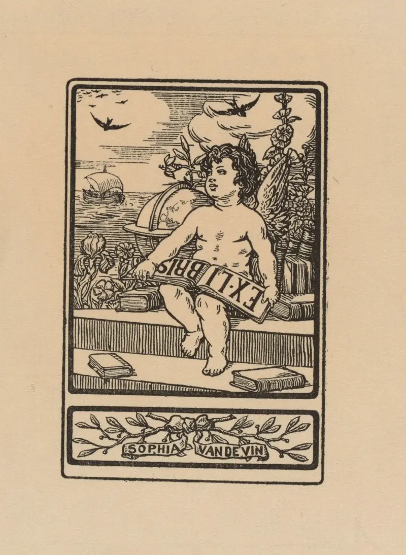 Ex Libris Sophia van de Vin av Eugeen Van Mieghem