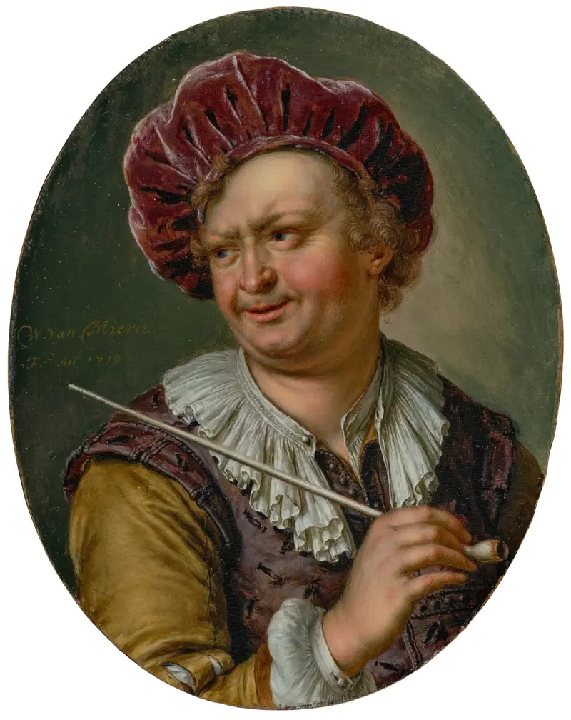 Muž s dýmkou, Willem Van Mieris