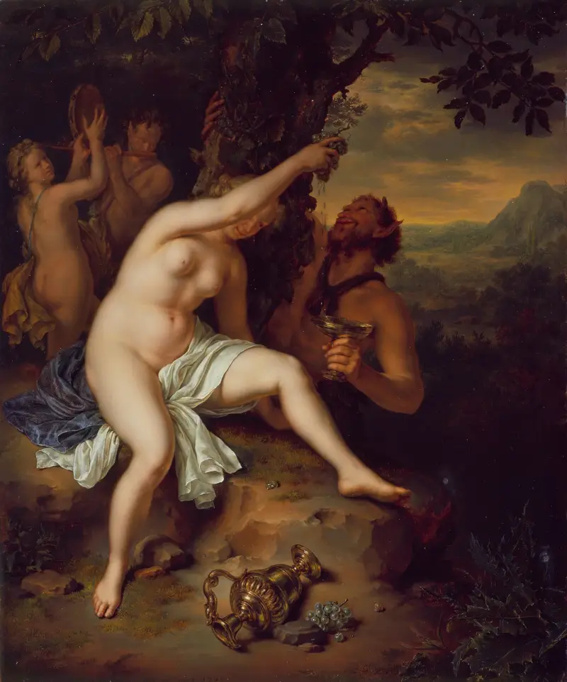 Bakchická scéna, Willem Van Mieris