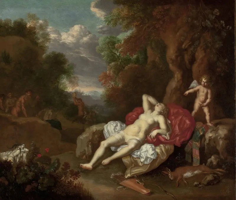 Śpiąca Wenus, Willem Van Mieris
