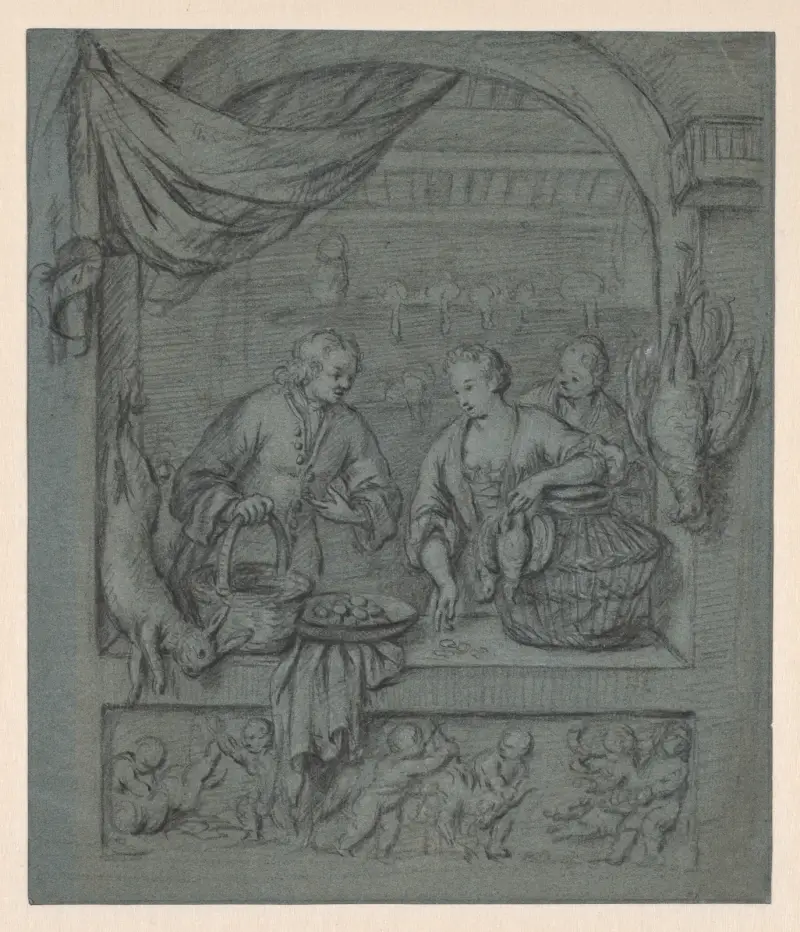 Sprzedawca ptaków, Willem Van Mieris
