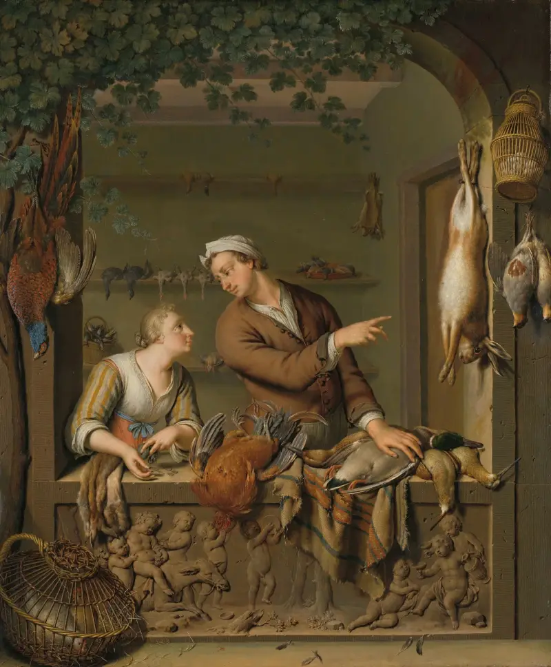 Prodejce drůbeže, Willem Van Mieris