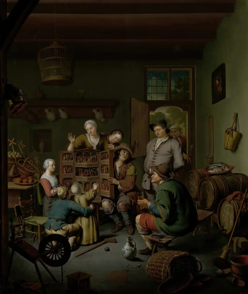 The Raree-show, Willem Van Mieris