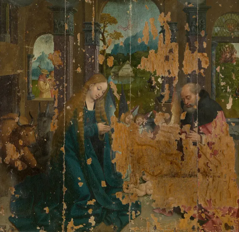 Jesu Geburt von Bernard van Orley